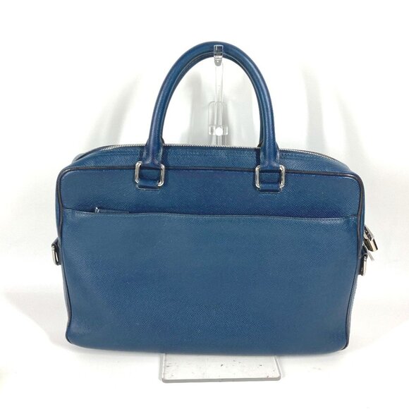 LOUIS VUITTON Navy Leather Bag - Picture 1 of 16
